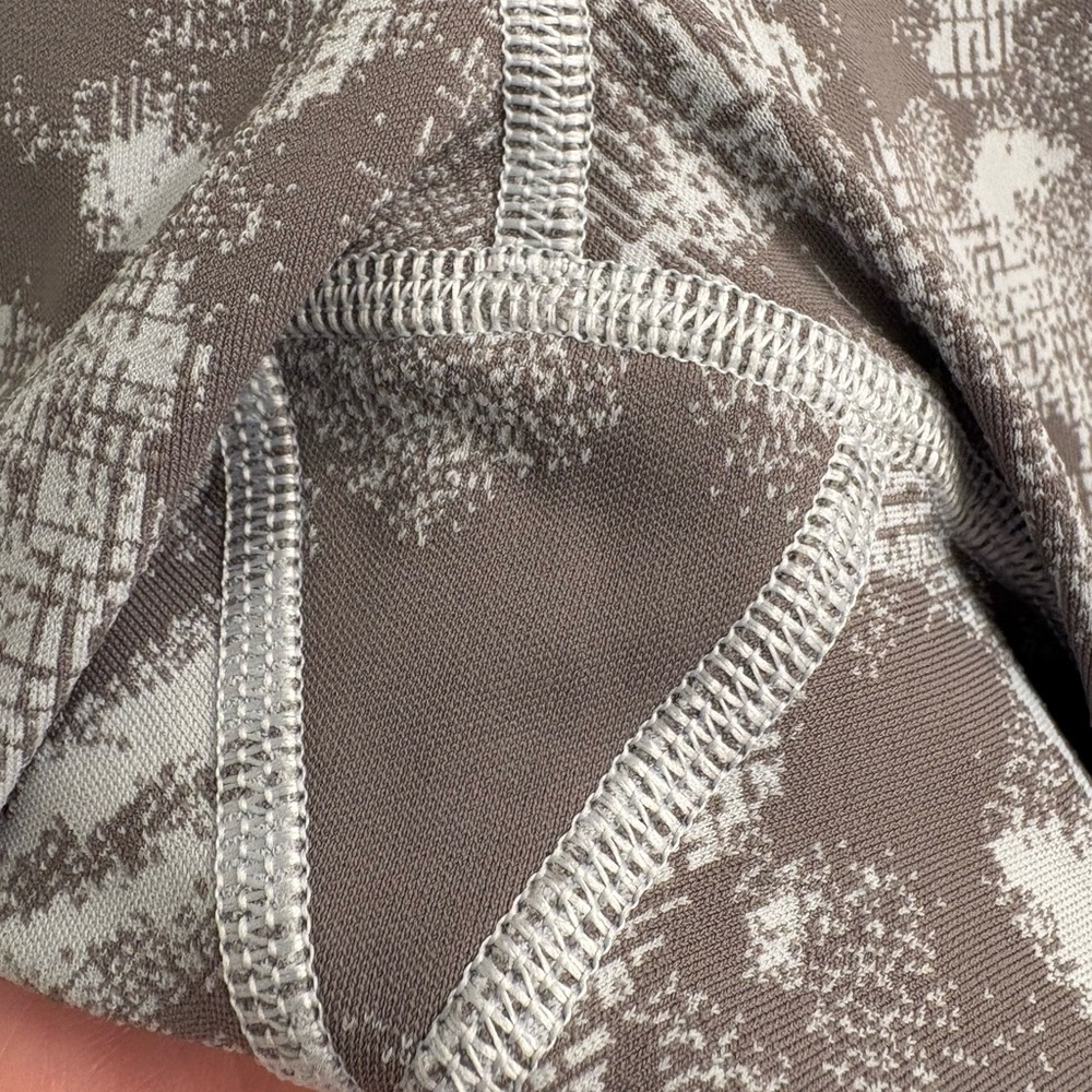 Lululemon Wunder Under High Rise Leggings Jacquard Starlight Grey Fog Size 6 - Picture 6 of 12
